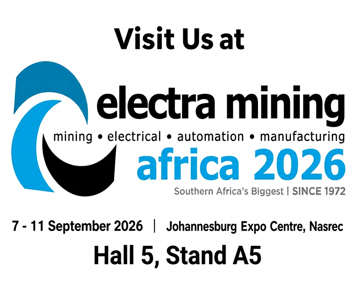 Visit us at Electra Mining Africa 2026 — 7 to 11 September 2026, Johannesburg Expo Centre